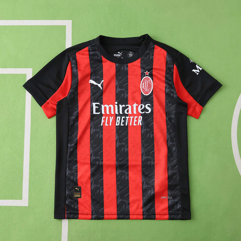 AC Milan Camiseta Local 2025/26 - Niños