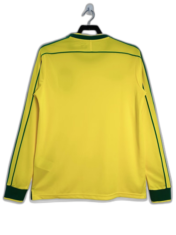 Brasil Retro 1998 Camiseta Local - Manga Larga