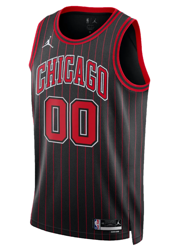Chicago Bulls Camiseta Fanatics Negra Fast Break Custom - Icon Edition