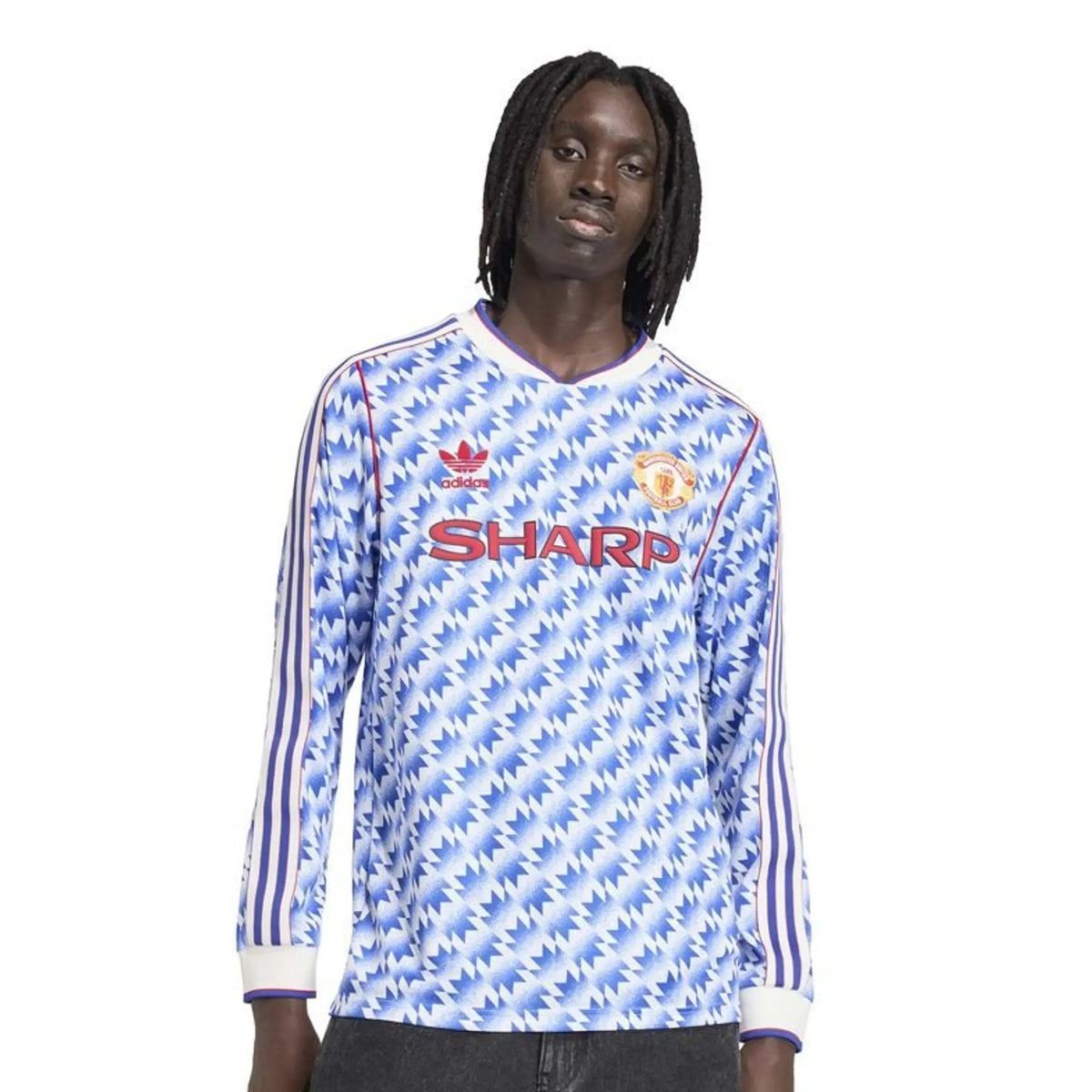 Manchester United Camiseta Visitante 1990 - Manga Larga