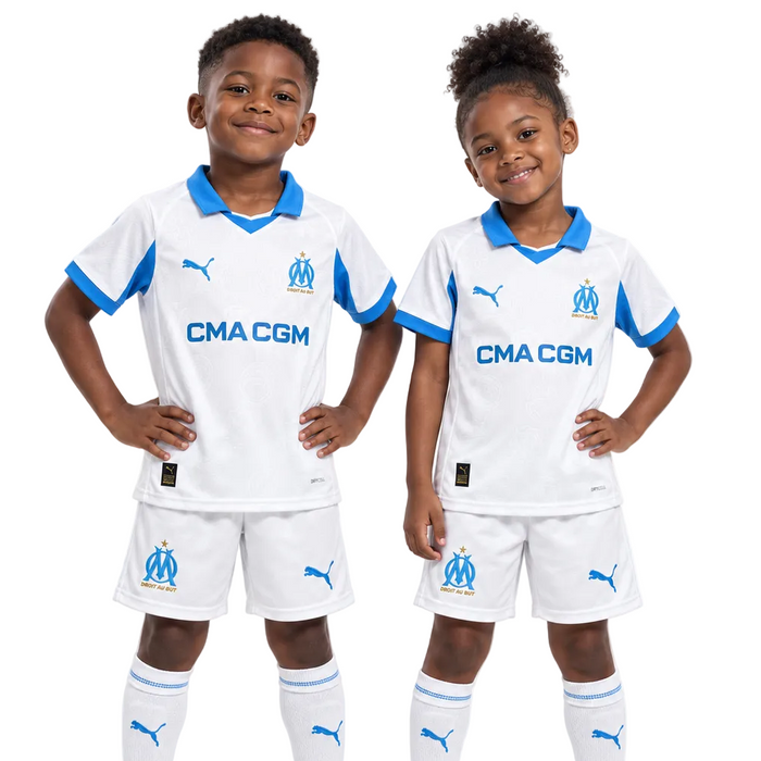 Olympique de Marseille Camiseta Local 2025/26 - Niños