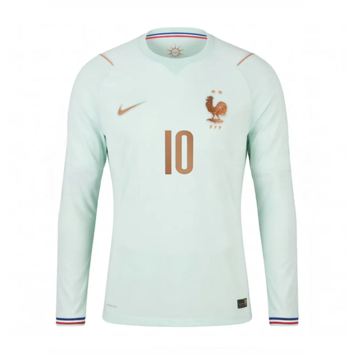 Francia Camiseta Visitante Mbappé #10 2026 - Manga Larga