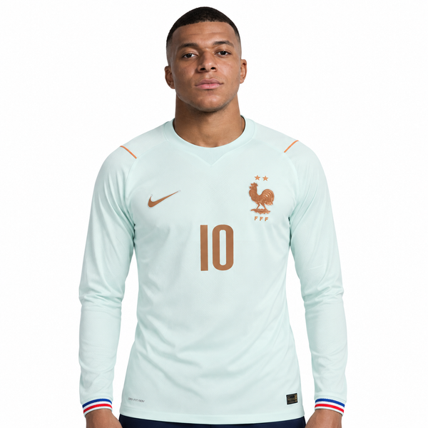 Francia Camiseta Visitante Mbappé #10 2026 - Manga Larga