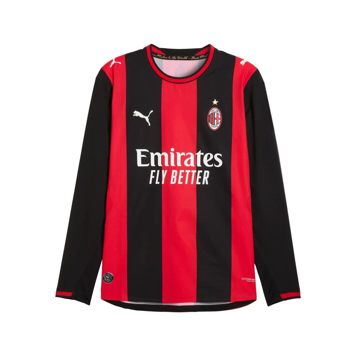 AC Milan Versión Jugador Camiseta Local 2026/27 - Manga Larga