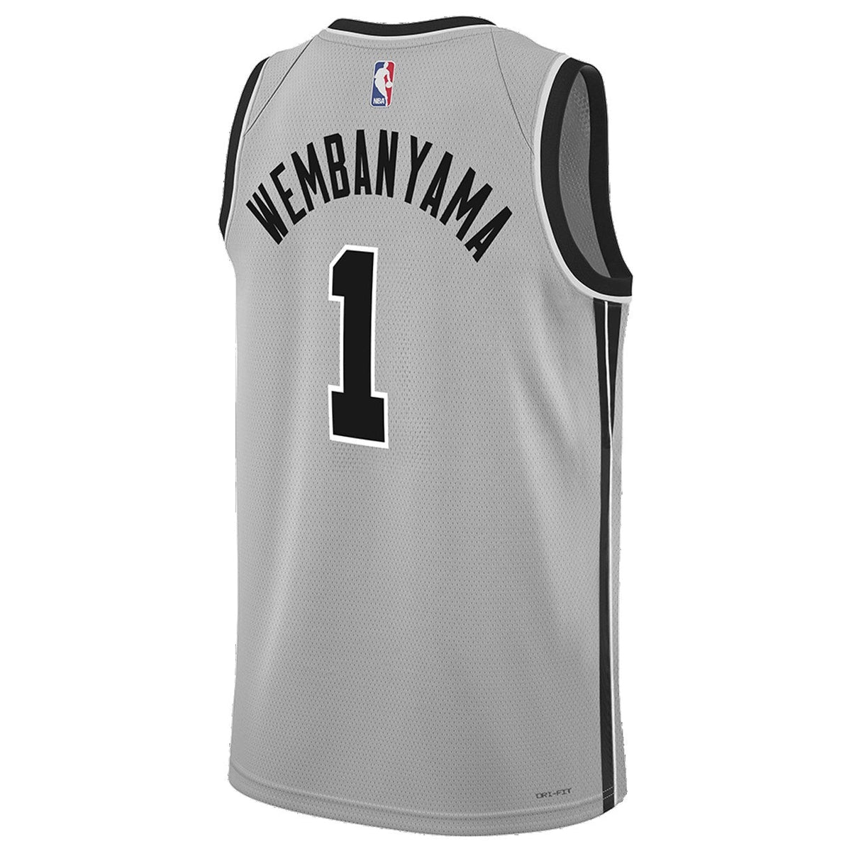 San Antonio Spurs Camiseta Victor Wembanyama #1 Statement Edition - Gris Plata