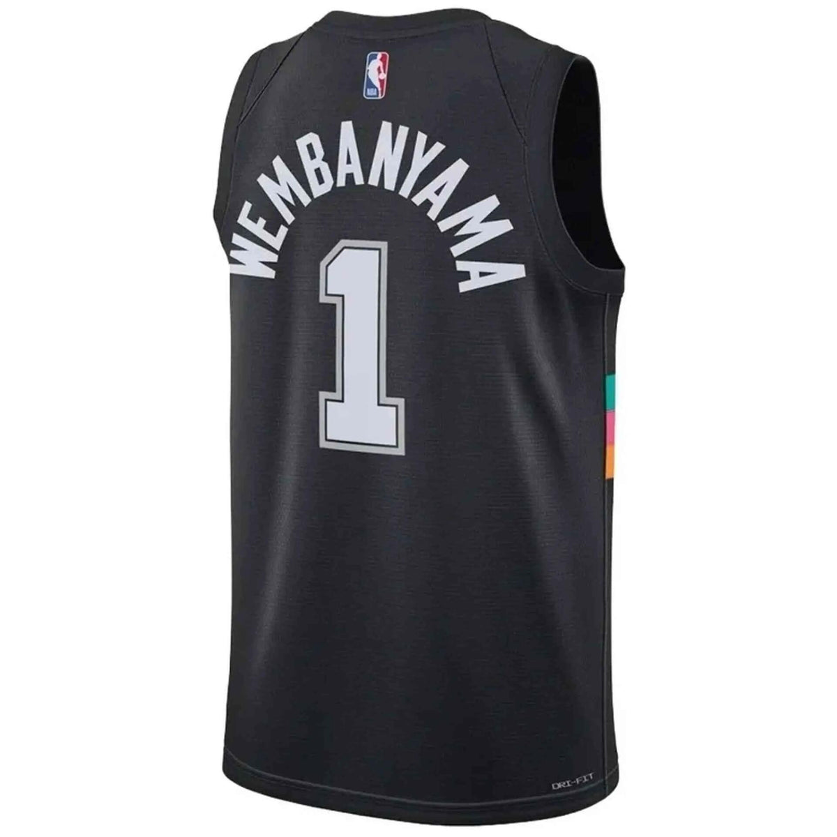 San Antonio Spurs Camiseta Victor Wembanyama #1 Statement Edition - Negra