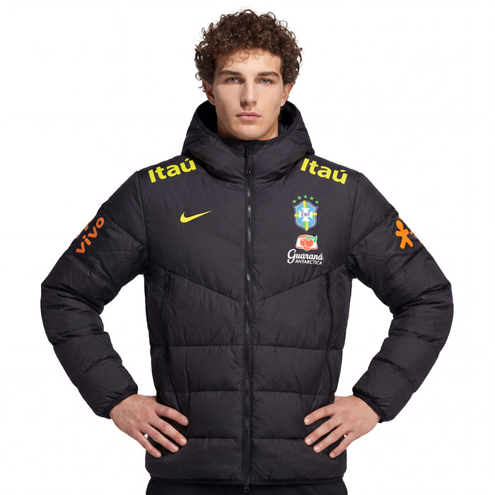 Puffer Brasil Chaqueta - Negra