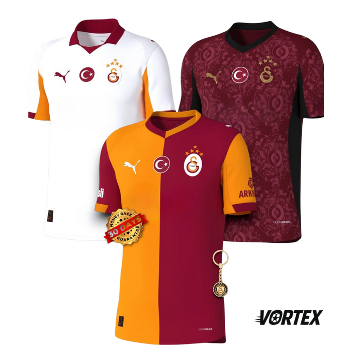 COMBO Galatasaray 2025/26 (Local, Visitante e Tercera)
