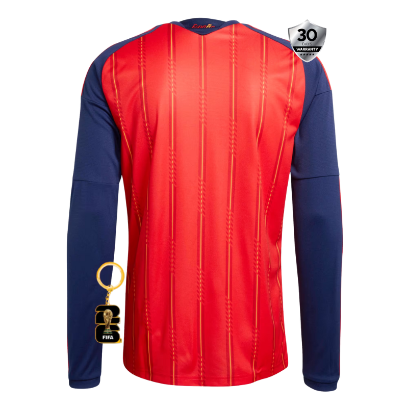 2 ESTRELLAS España Mundial Camiseta Local 2026 - Manga Larga - Versión Jugador