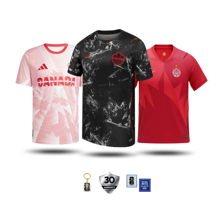 COMBO Canadá Mundial 2026 (Local, Visitante e Tercera)