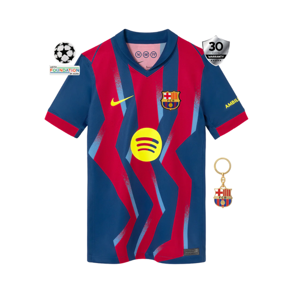 Barcelona Cuarta Camiseta 2025/26 - Niños