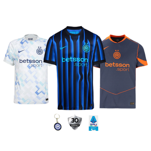 COMBO Inter Milan 2025/26 (Local, Visitante e Tercera)