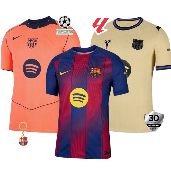 COMBO Barcelona 2025/26 (Local, Visitante e Tercera)