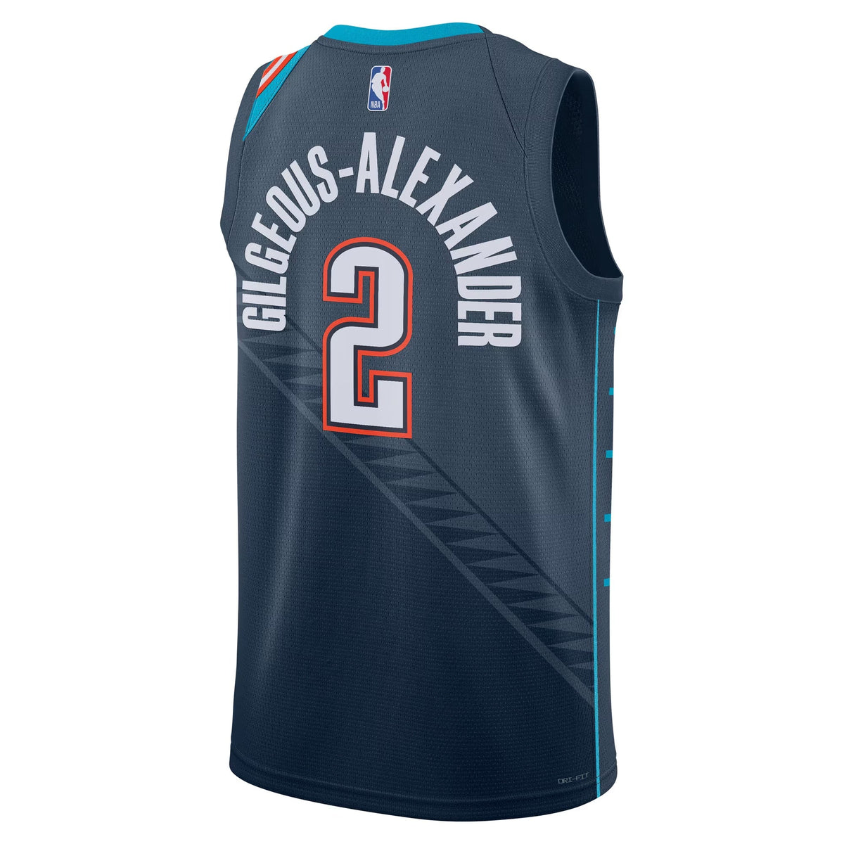 Oklahoma City Thunder Camiseta Shai Gilgeous-Alexander #2 City Edition 2025/26 - Azul Marino